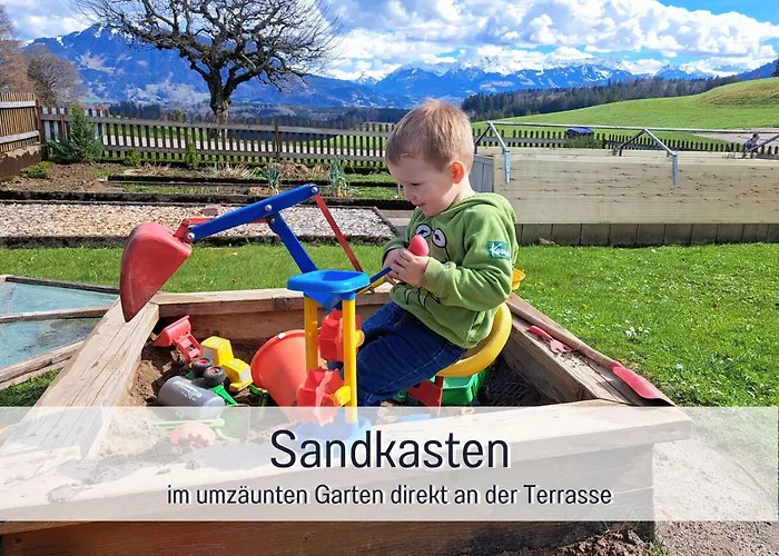 아파트 Eger - Entspannter Urlaub Mit Baby & Kleinkind - Wahlweise Modern Oder Guenstige Fewos - Ruhig Am Ende Der Strasse - Kaelbchen Fuettern - Traktor Fahren - Freie Fahrt Mit Den Hoernerbahnen In Sommersaison - E-ladestation - E-bike Verlei 이멘슈타트임알가우